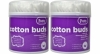 Pretty 2 X 150 Cotton Buds In Paper Drum