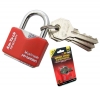 30mm Rhombic Chrome Plated Iron Padlock