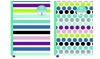 Spots & Stripes A5 Notebook 140 Pages Ssaq