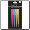 Neon Collection 4 Retractable Pens