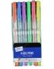 Just Stationery Gel Pens Neon Colours 6pc