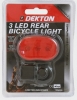 Dekton 3 Led Rear Bicycle Light (Dt50595)