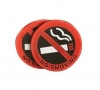 Brookstone Rubber No Smoking Sign 2pc