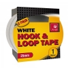 Knight White Hook & Loop Tape 2pk