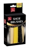 3pk Shoe Brush And Cloth