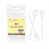 Party Works 80 Plastic Forks