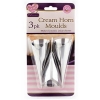 QUEEN OF CAKES 3PK CREAM HORN MOULDS