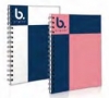 B Original A6 Wiro Hardback Navy & White 160p