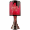 ORBIT TABLE LAMP MANHATTAN RED