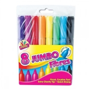 8PK JUMBO MARKERS