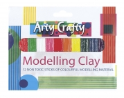 MODELLING CLAY - 12 STRIP