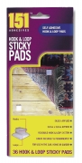 HOOK & LOOP STICKY PADS 36PK