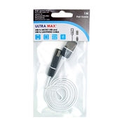 Ultra Max Usb To Micro Usb Lighting Cable 1m