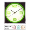 10INCH ROUND ELEGANT WALL CLOCK ASST