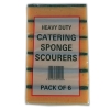 HEAVY DUTY 6PK CATERING SPONGE SCOURER