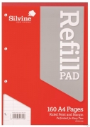 Silvine A4 Refill Pad Pk6