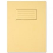 Silvine Exercise Book yellow Pk10