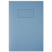 Silvine A4 Exercise Blue Book Pk10