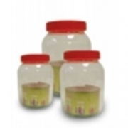 Pet Jar 1000/200/100ml Pack Of 3