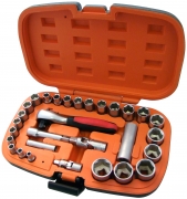 30PC 1/4INCH AND 3/8INCH SOCKET SET