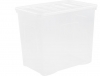 CRYSTAL 160L STORAGE BOX AND LID CLEAR