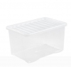 WHAM CRYSTAL 60L CLEAR STORAGE BOX & LID