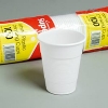 Plastic Drinking White Cups 100s