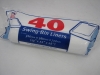 40 swing bin liners (13''x22''x28'')