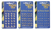 36: PRESS STUDS ASSORTED