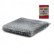 SUPERBRIGHT 4PK NON SCRATCH SILVER SCOURERS