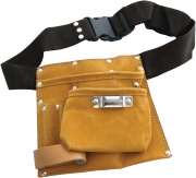 6 Pocket Leather Tool Belt