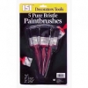 Pure Bristle Paintbrushes 4pk