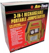 Amtec 3in1 Portable Jumpstarter Rechargeable