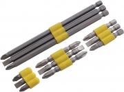 Amtec 10pcs Double Ended Power Bit Set