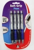 3pcs soft grip pens