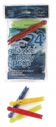 C/Lrd Plastic Dolly Pegs 24pk