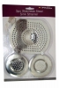 3pc Stainless Steel Sink Strainers