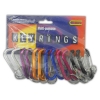 Keyringz V Clip Assorted Col