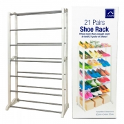 21 Pairs Show Rack - White