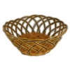 ROUND POLY WICKER FRUIT BASKET