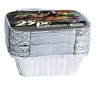 25pc Foil Containers W/Lids