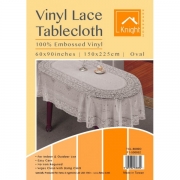 60x90 Inch Oval Lace Table Cover.