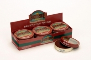 Brown Shoe Polish In Tin 80g