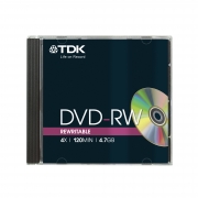 Tdk Dvd-Rw 5pk J/Case