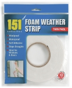 2pk Foam Weather Strip 5x5m