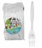 Homix 50 Plastic Fork Clear