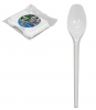 Homix 100 Plastic Tea Spoon White