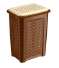 Poly Time Rattan Dirty Laundry Basket 54l