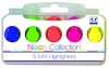 Neon Mini Highlighters In Case 5pc