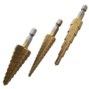 3pc High Speed Steel Step Drill Set